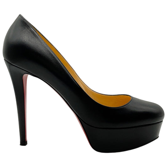 Christian Louboutin Black Leather Bianca 140 Pumps