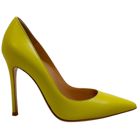 Gianvito Rossi Citron Cider Leather Gianvito 105 Pumps