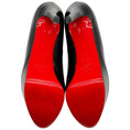 Load image into Gallery viewer, Christian Louboutin Black Leather Bianca 140 Pumps
