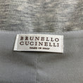 Load image into Gallery viewer, Brunello Cucinelli Grey Cotton Jersey Wrap Top
