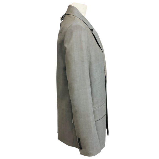 Tibi Grey Multi Grant Suiting Double Breasted Blazer