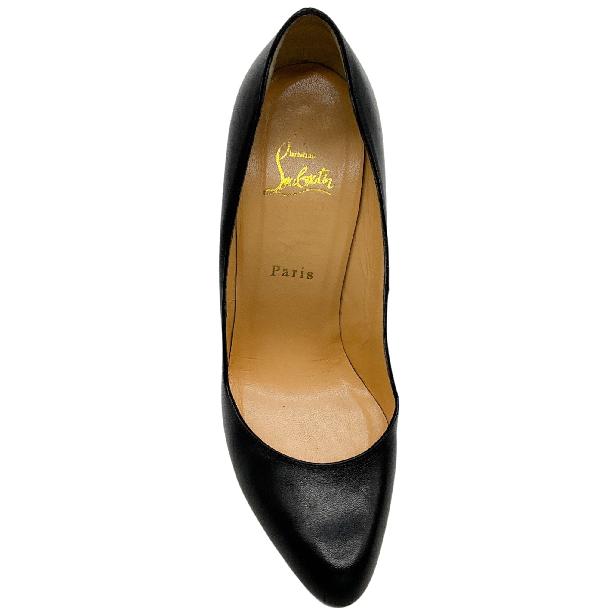 Christian Louboutin Black Leather Pumps