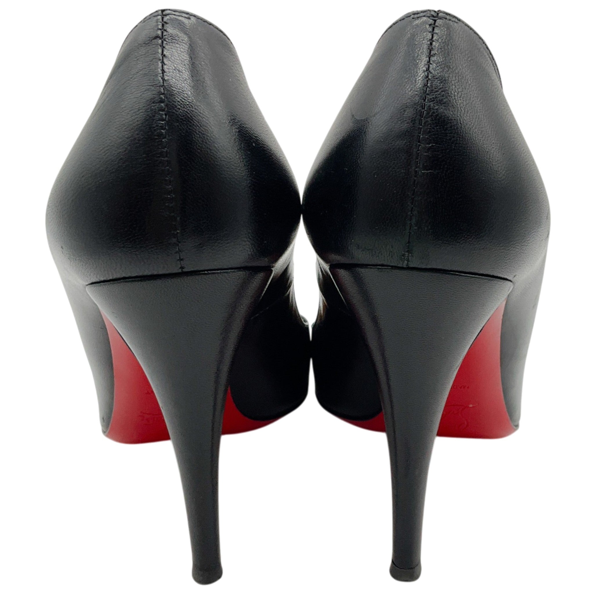 Christian Louboutin Black Leather Pumps