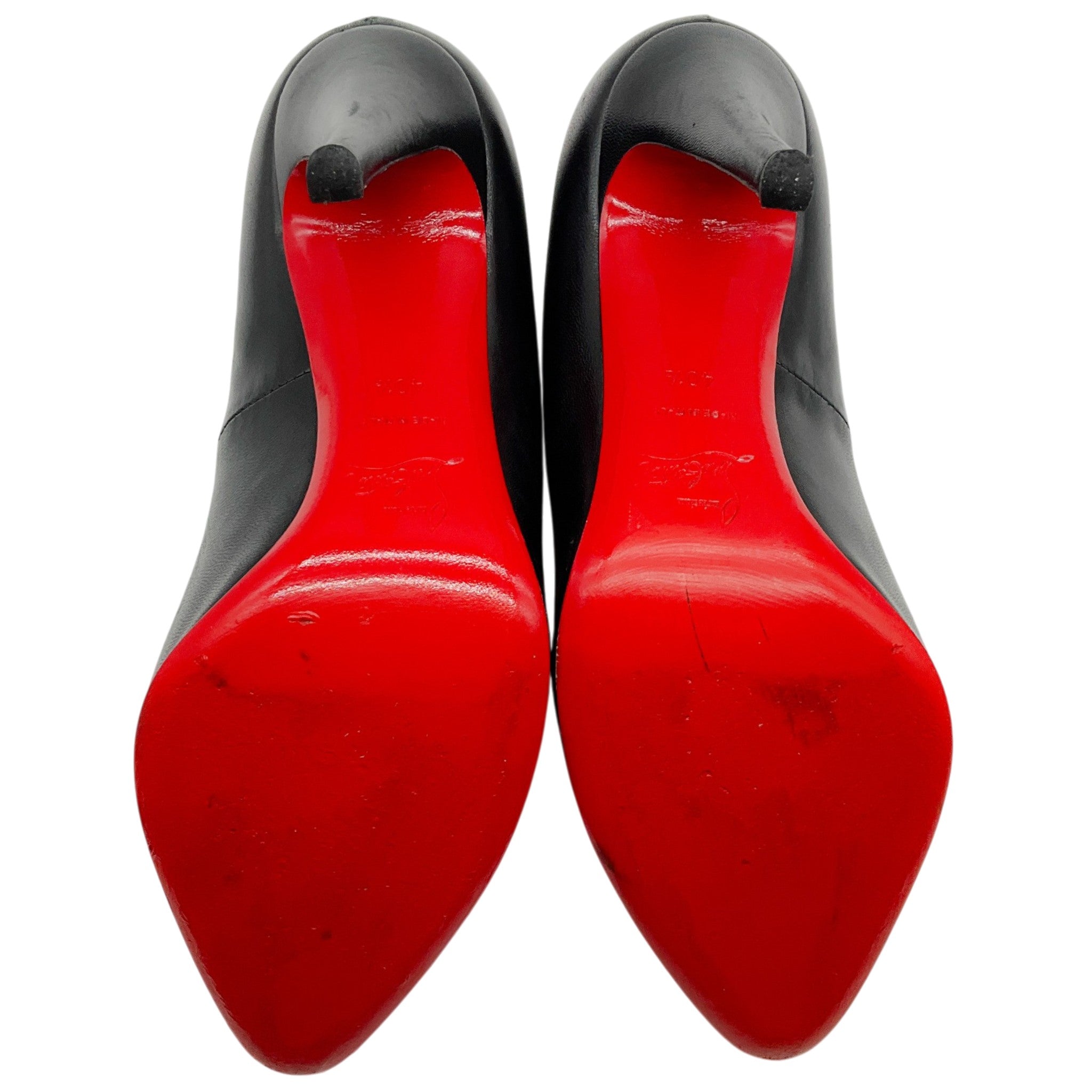 Christian Louboutin Black Leather Pumps