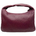 Load image into Gallery viewer, Bottega Veneta Burgundy Intrecciato Leather Hobo Bag
