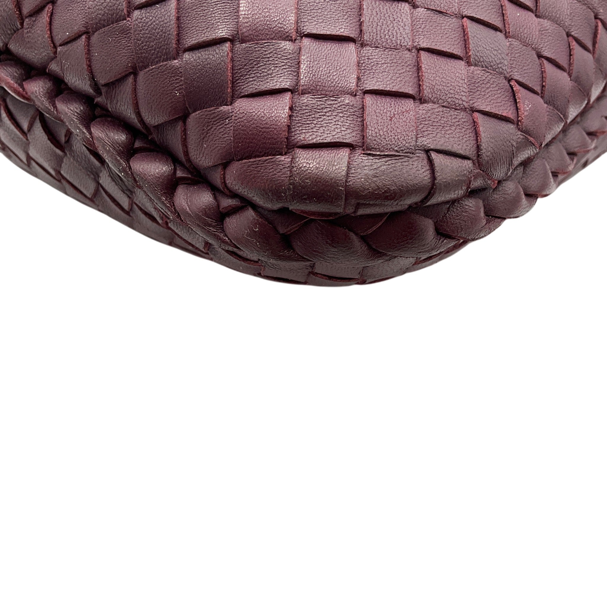Bottega Veneta Burgundy Intrecciato Leather Hobo Bag