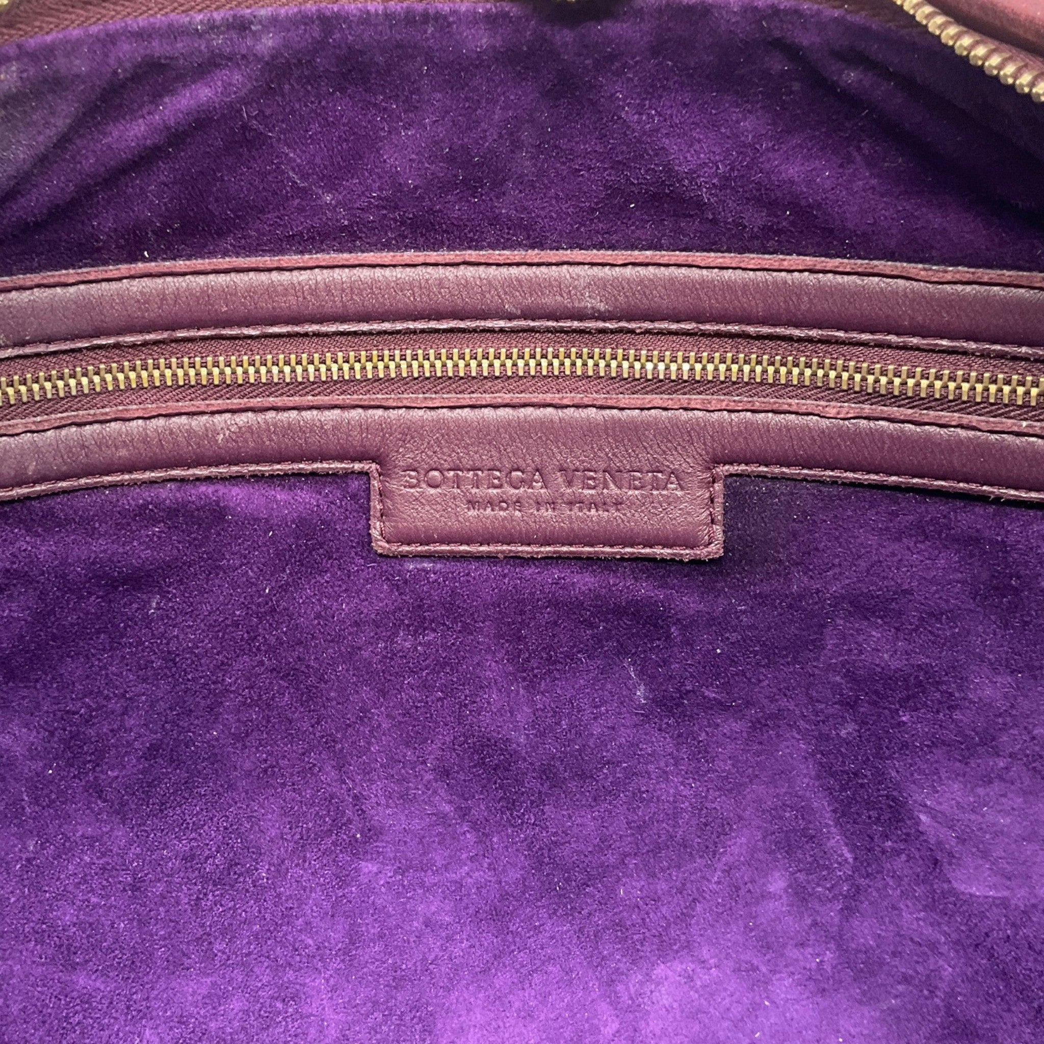 Bottega Veneta Burgundy Intrecciato Leather Hobo Bag
