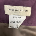 Load image into Gallery viewer, Dries Van Noten Eggplant Purple Silk Pants with Belt
