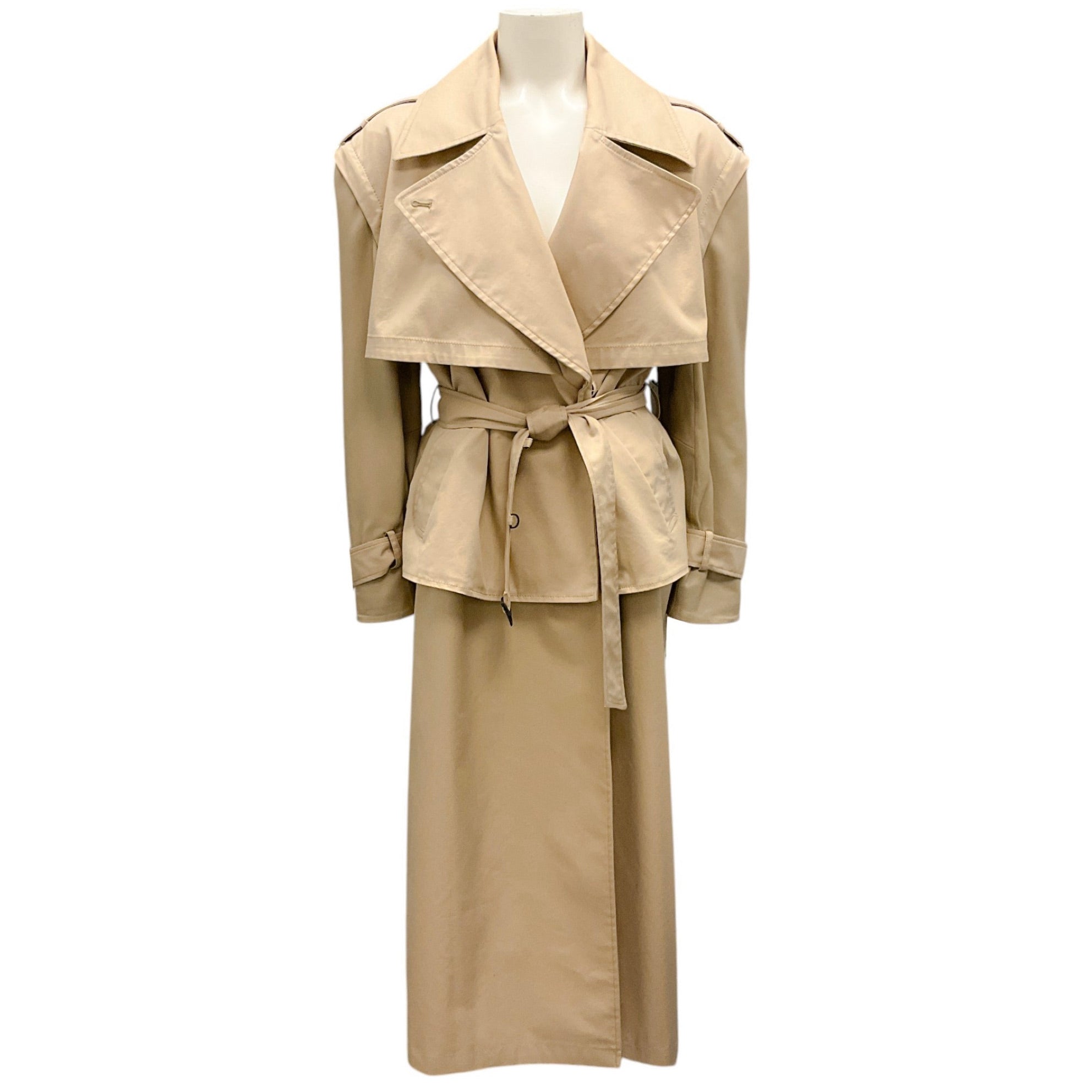 Mackage Beige Convertible Mckenna Trench Coat