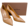 Load image into Gallery viewer, Gianvito Rossi Nude Patent Leather Gianvito 85 Pumps
