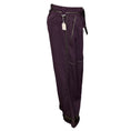 Load image into Gallery viewer, Dries Van Noten Eggplant Purple Silk Pants with Belt
