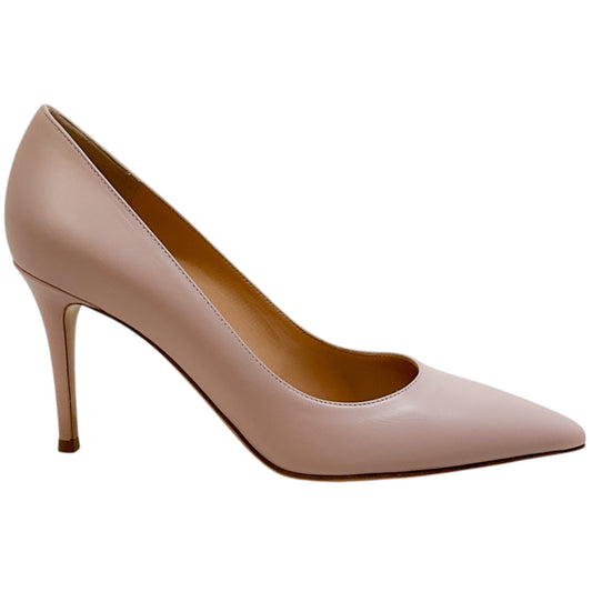 Gianvito Rossi Rose Leather Gianvito 85 Pumps