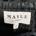 Load image into Gallery viewer, Maison Mayle Black Floral Silk Jacquard Sleeveless Cropped Jumpsuit
