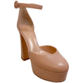 Load image into Gallery viewer, Gianvito Rossi Peach Leather Holly D'Orsay Pumps

