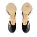 Load image into Gallery viewer, Dolce & Gabbana Black Crystal Embellished Mesh and Leather Sandals
