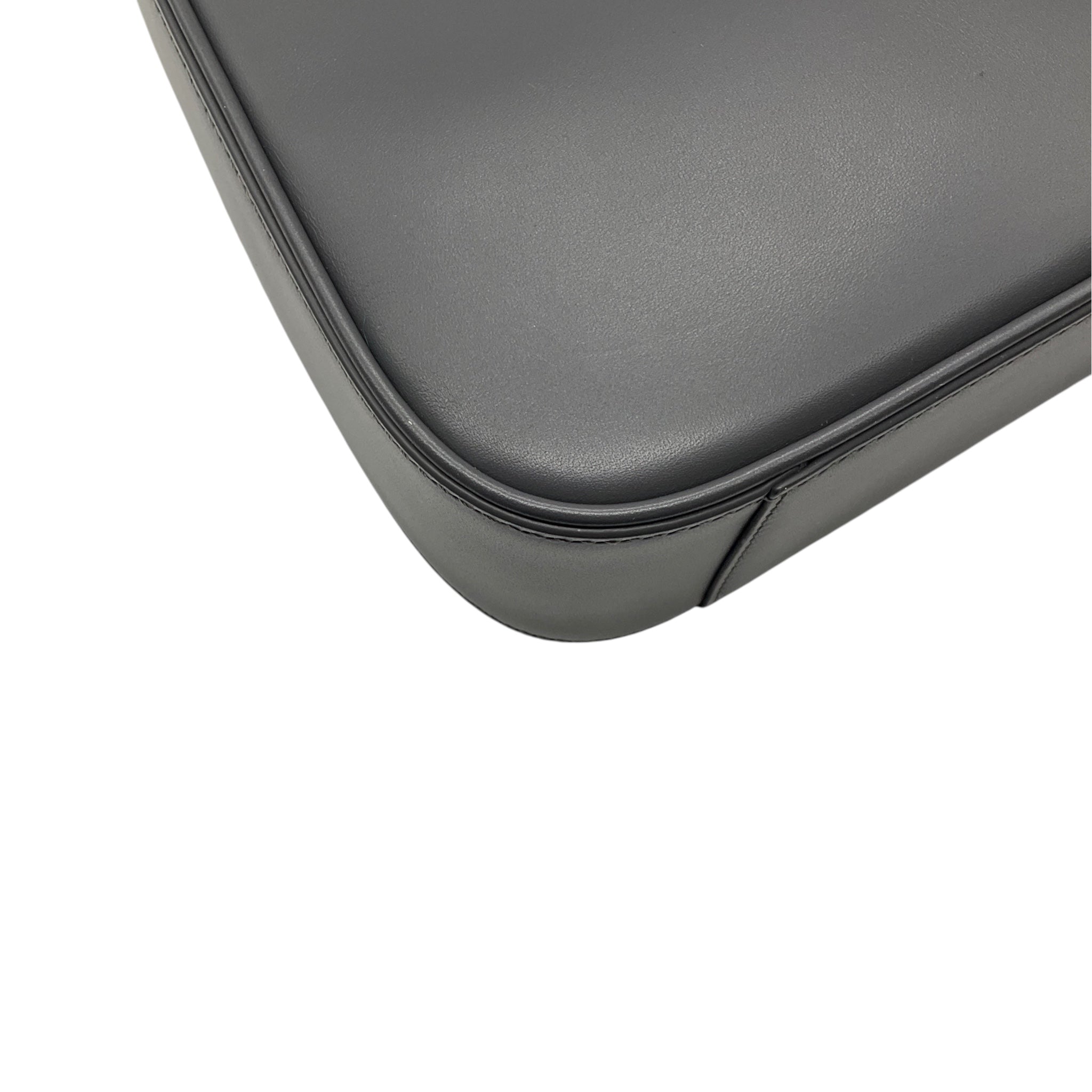 Saint Laurent Dark Grey Smooth Calfskin Le 5 a 7 Shoulder Bag