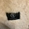 Load image into Gallery viewer, Bogner Beige Multi Floral Embroidered Mid Length Shearling Coat
