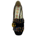 Load image into Gallery viewer, Gucci GG Marmont Pumps with Rainbow Crystal Fringe
