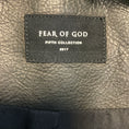 Load image into Gallery viewer, Fear of God Black Marbella Cow Leather Open Front Mid Length Coat
