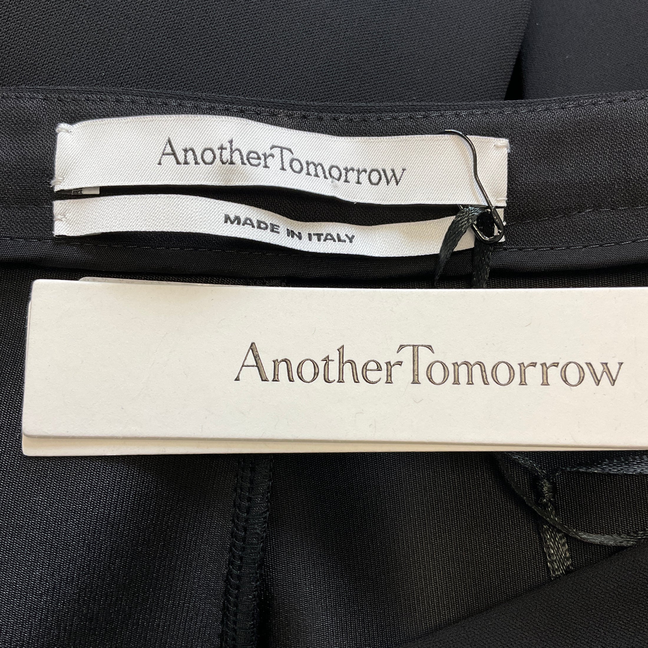 Another Tomorrow Black Everyday Suiting Pant