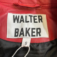 Load image into Gallery viewer, Walter Baker Red Lamb Leather Moto Zip Liz Jacket
