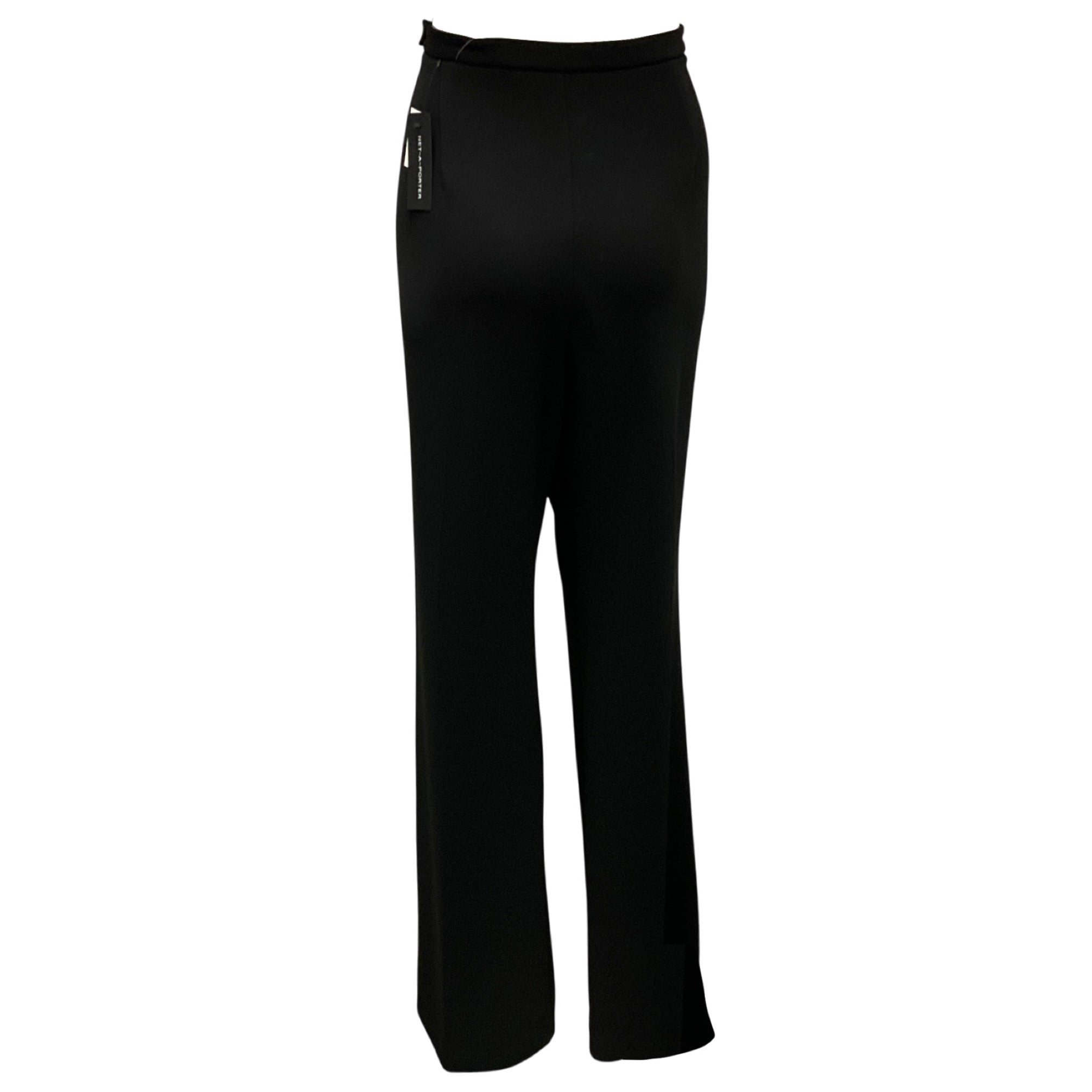 Another Tomorrow Black Everyday Suiting Pant