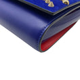 Load image into Gallery viewer, Christian Louboutin Galactiqueen Blue Suede / Leather Paloma Clutch Bag
