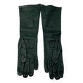 Load image into Gallery viewer, Marni Dark Green Long Leather Gloves

