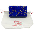 Load image into Gallery viewer, Christian Louboutin Galactiqueen Blue Suede / Leather Paloma Clutch Bag
