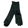 Load image into Gallery viewer, Marni Dark Green Long Leather Gloves

