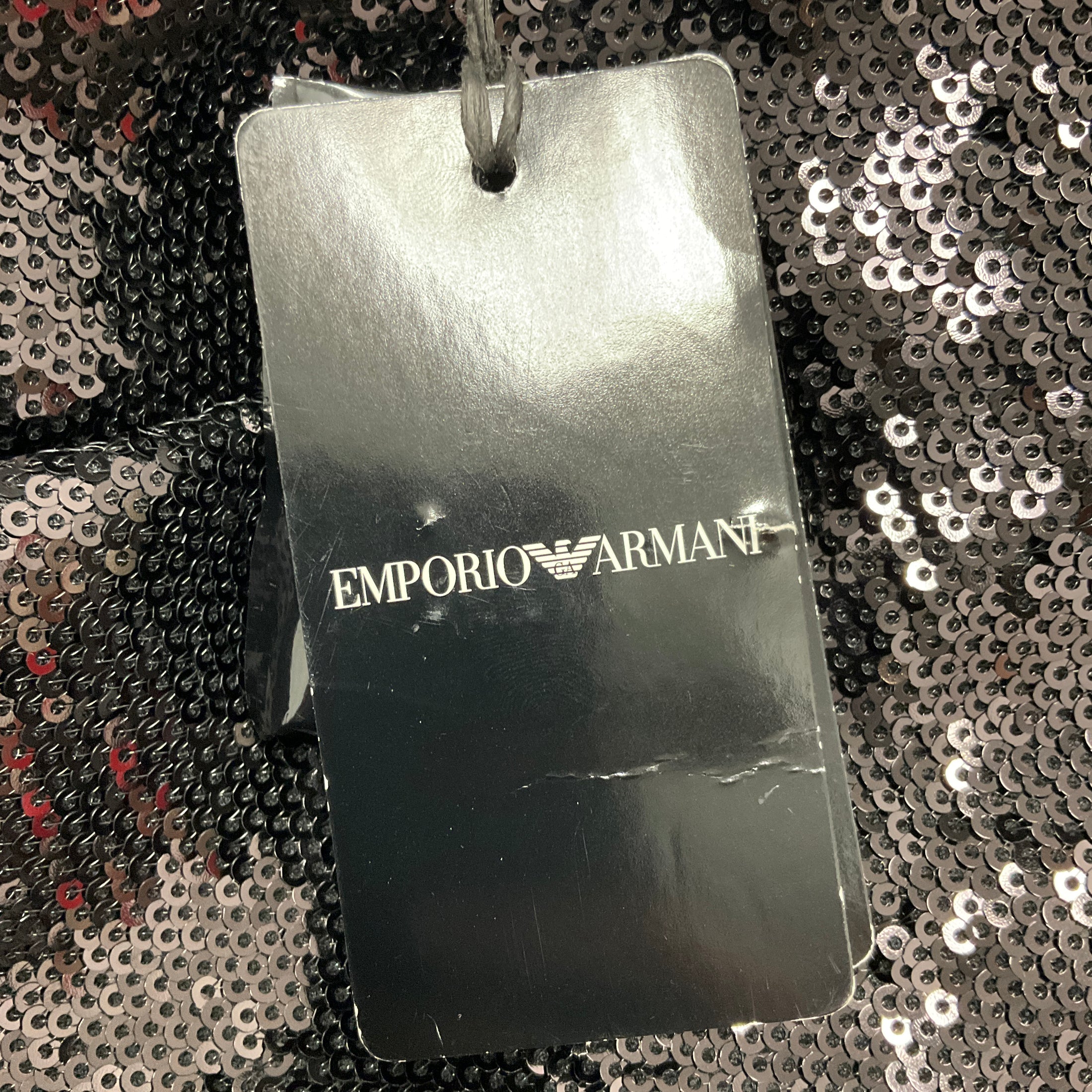 Emporio Armani Black 2022 Sequin Blazer