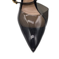 Load image into Gallery viewer, Gianvito Rossi Black Transparent High Heeled Pointed Toe Ankle Strap Pumps
