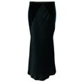 Load image into Gallery viewer, Haider Ackermann Deep Green / Super Shiny Black Kerria Velvet Midi Skirt
