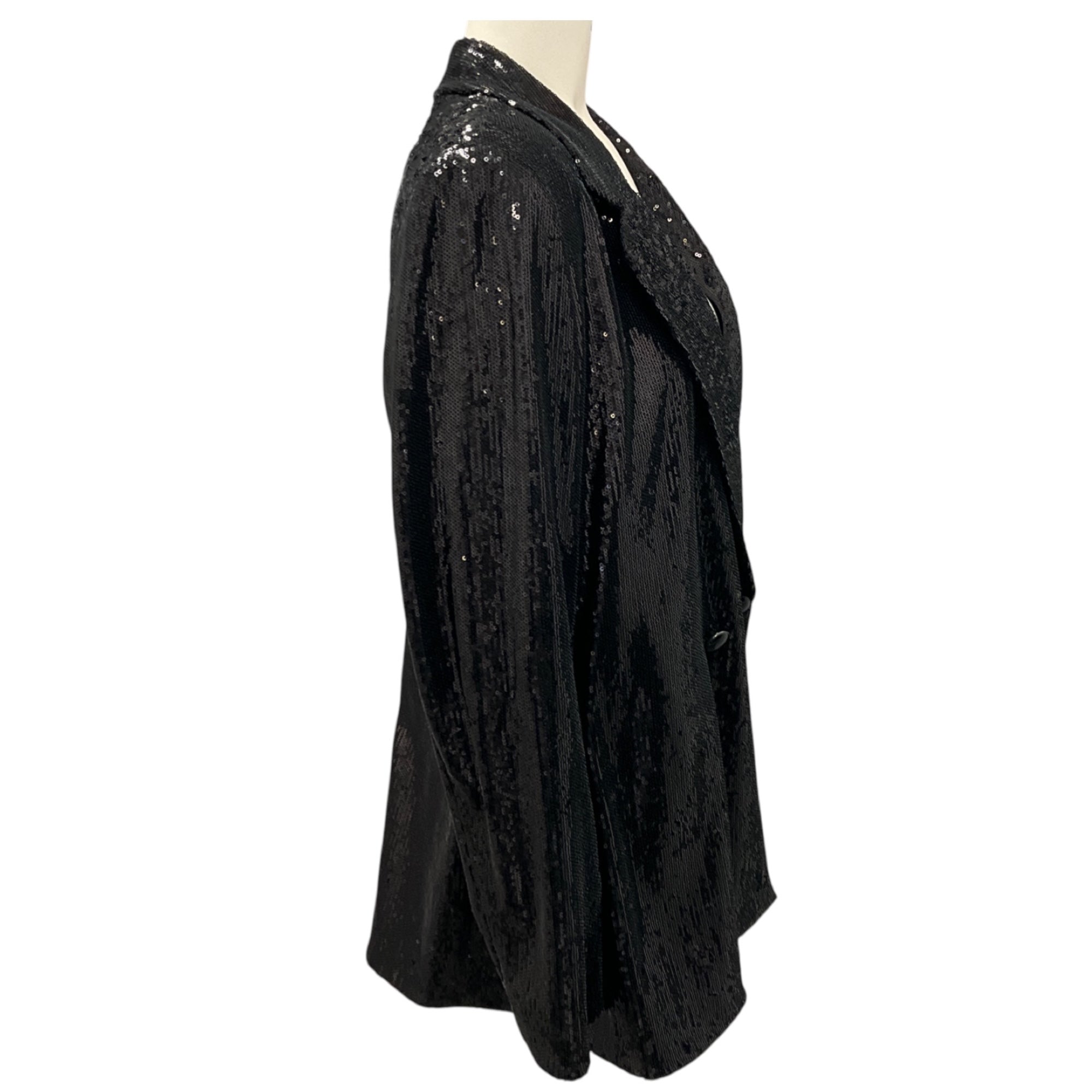 Emporio Armani Black 2022 Sequin Blazer