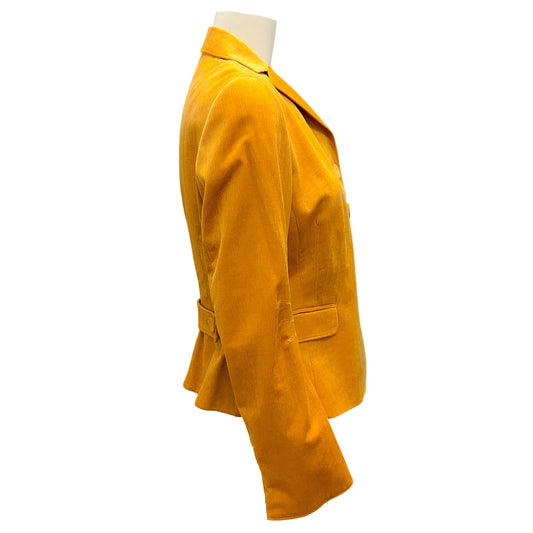 Akris Punto Mustard Corduroy Blazer