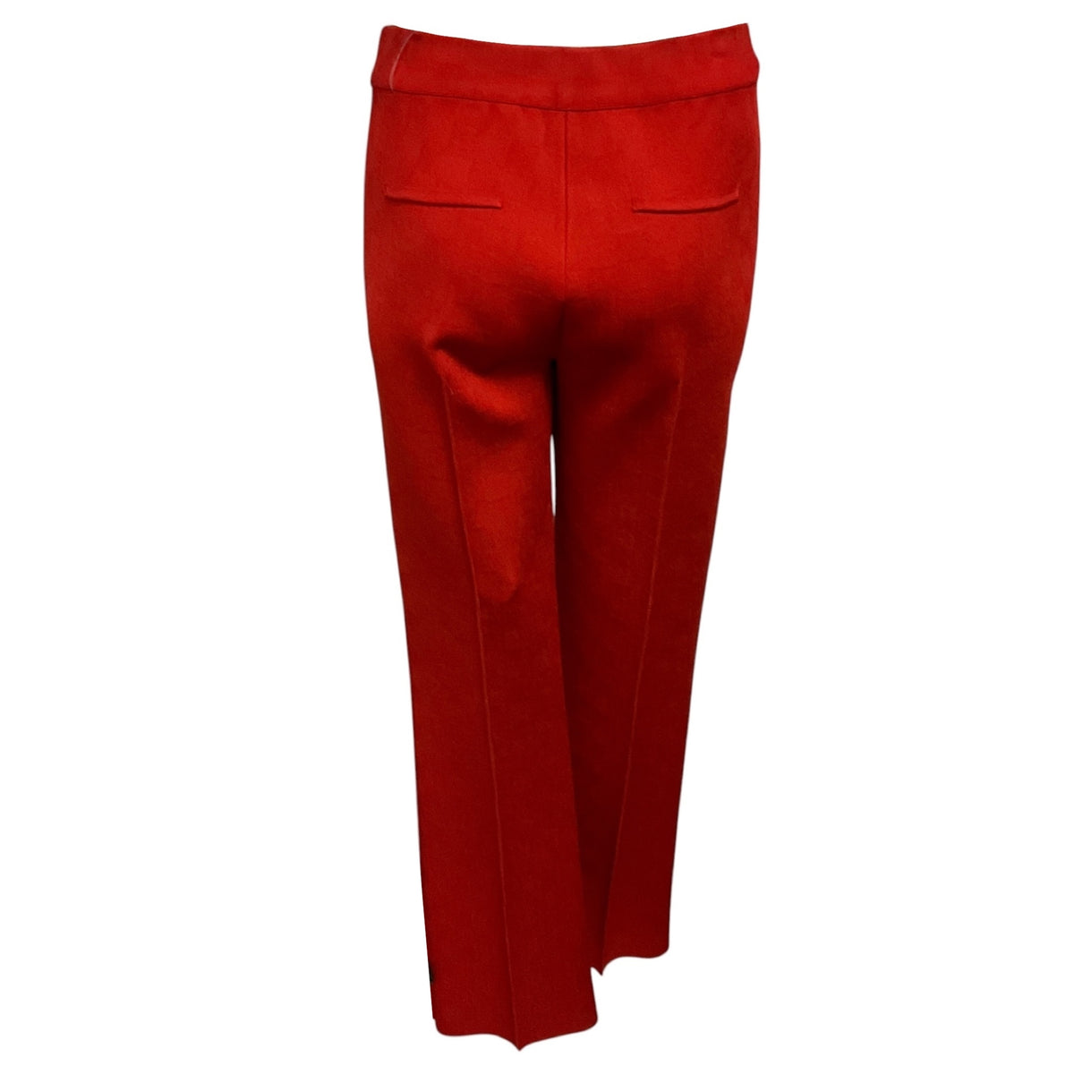 High Sport Brick Red Viscose Stretch Knit Pants