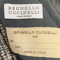 Load image into Gallery viewer, Brunello Cucinelli Brown / Grey Wool Plaid Double Breasted Blazer Jacket with Monili
