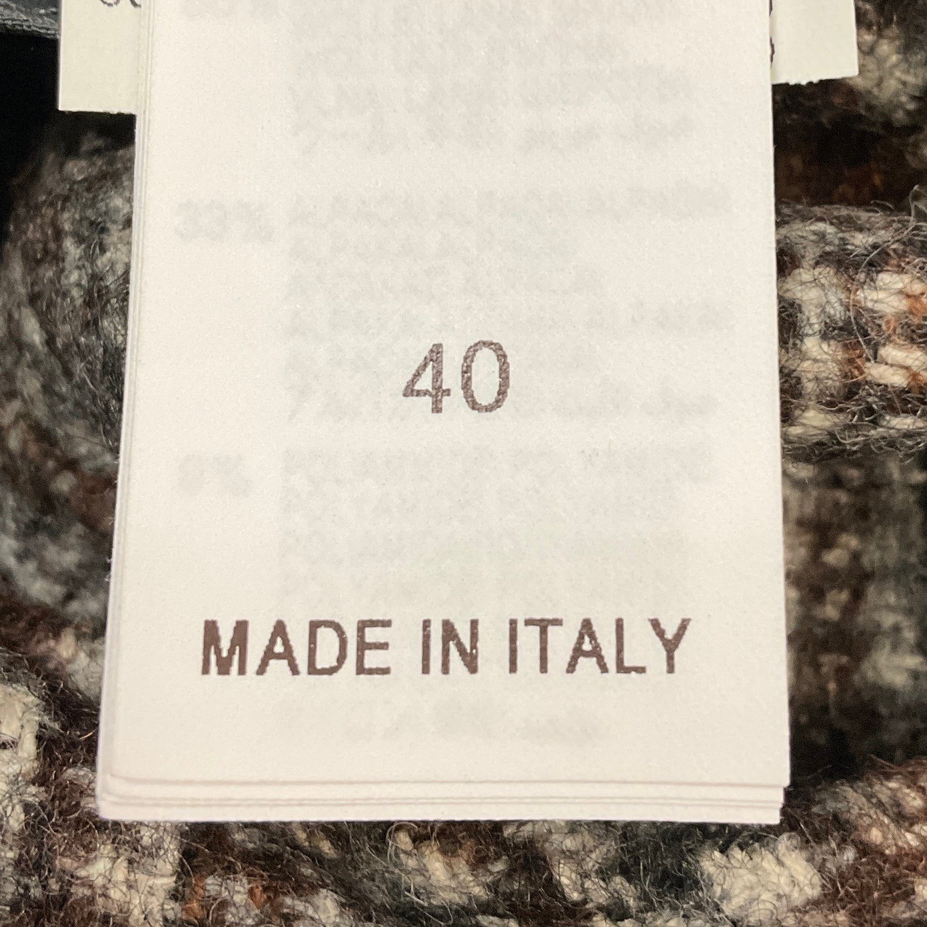 Brunello Cucinelli Brown / Grey Wool Plaid Double Breasted Blazer Jacket with Monili
