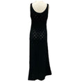 Load image into Gallery viewer, Chloe Black Sleeveless Open Knit Cashmere Maxi Dress
