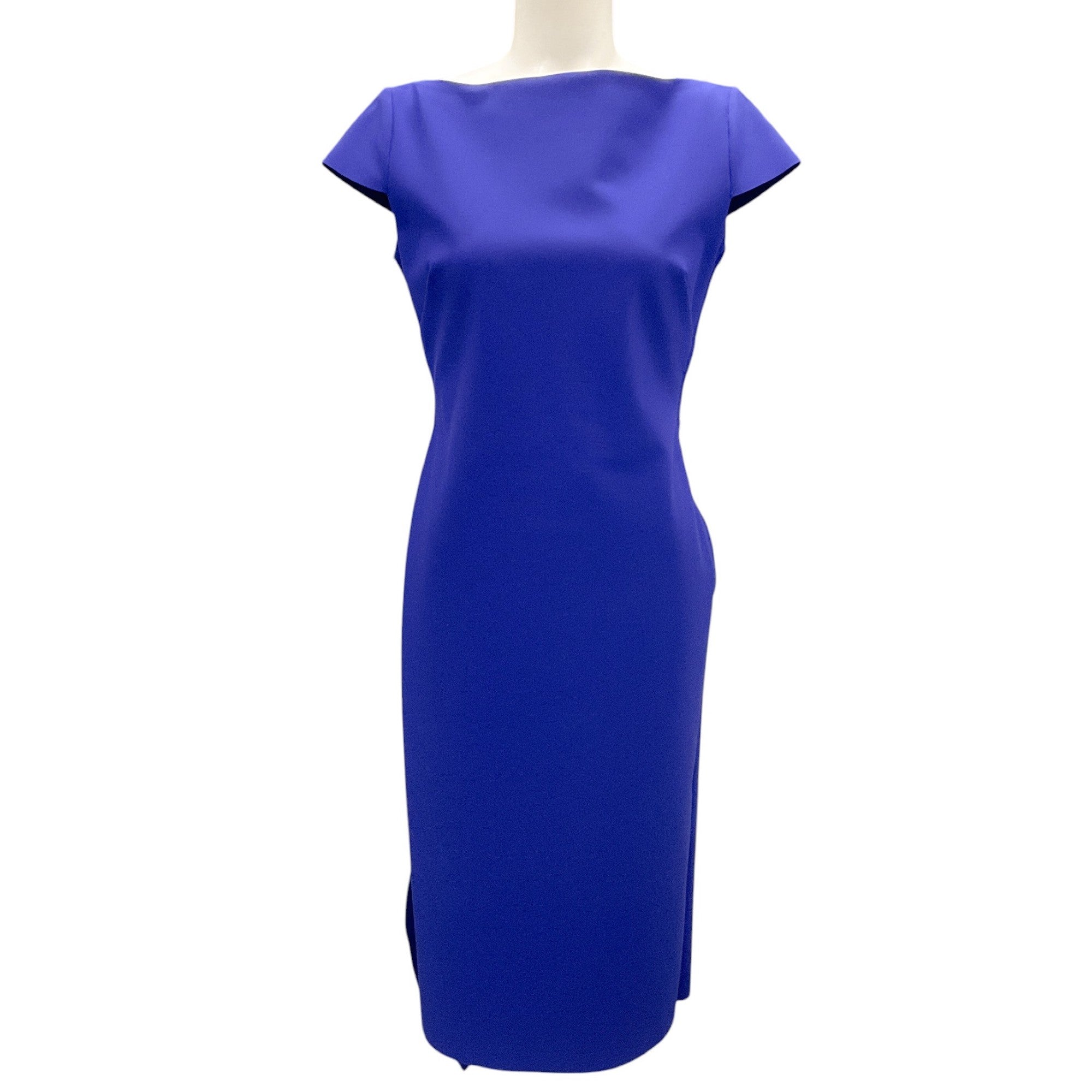 Greta Constantine Violet Stretch Scuba Hanh Dress