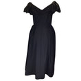 Load image into Gallery viewer, Simone Rocha Black Short Sleeved Wool Midi Dress
