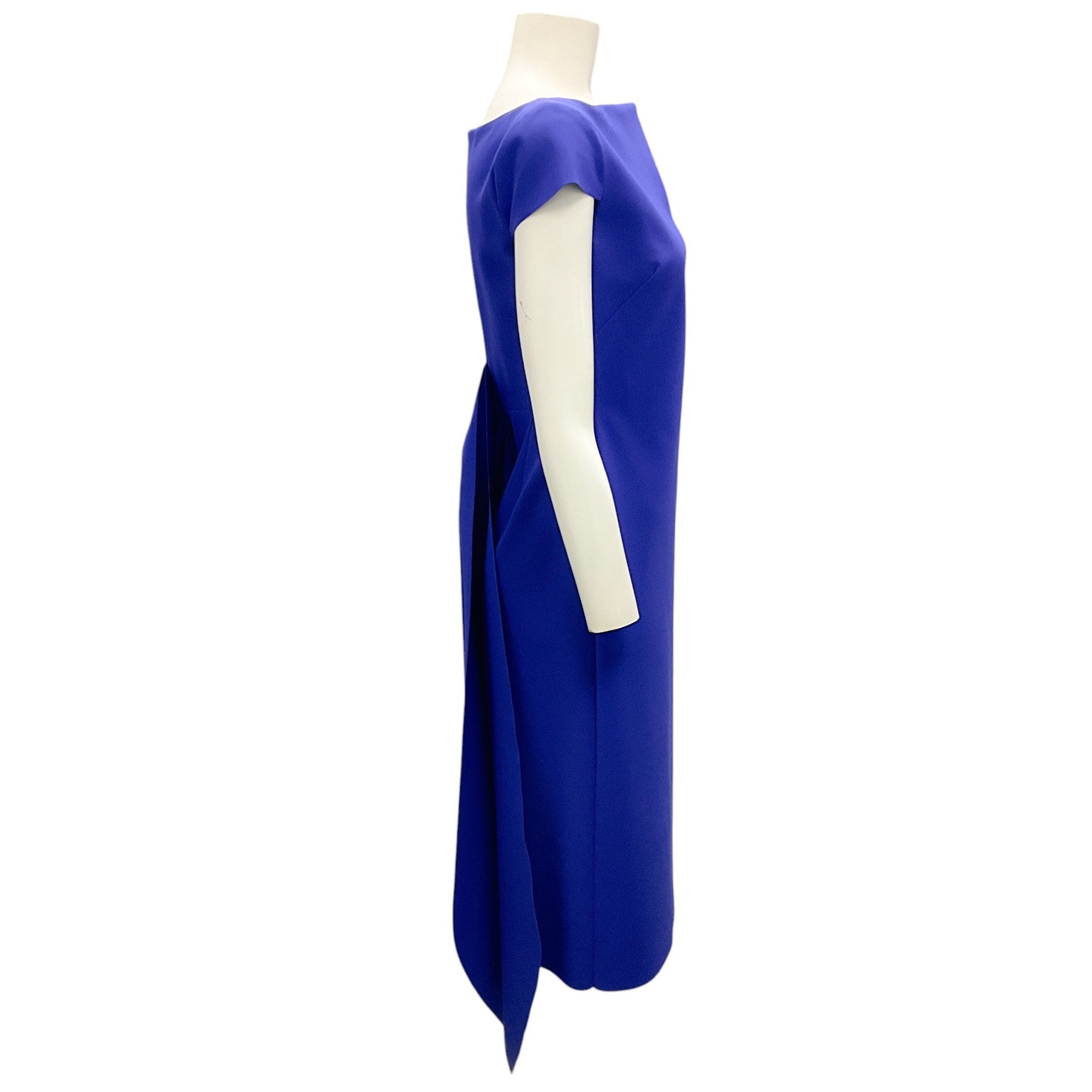 Greta Constantine Violet Stretch Scuba Hanh Dress