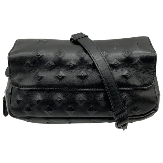 Bottega Veneta Small Black Leather Crossbody Bag with Studs
