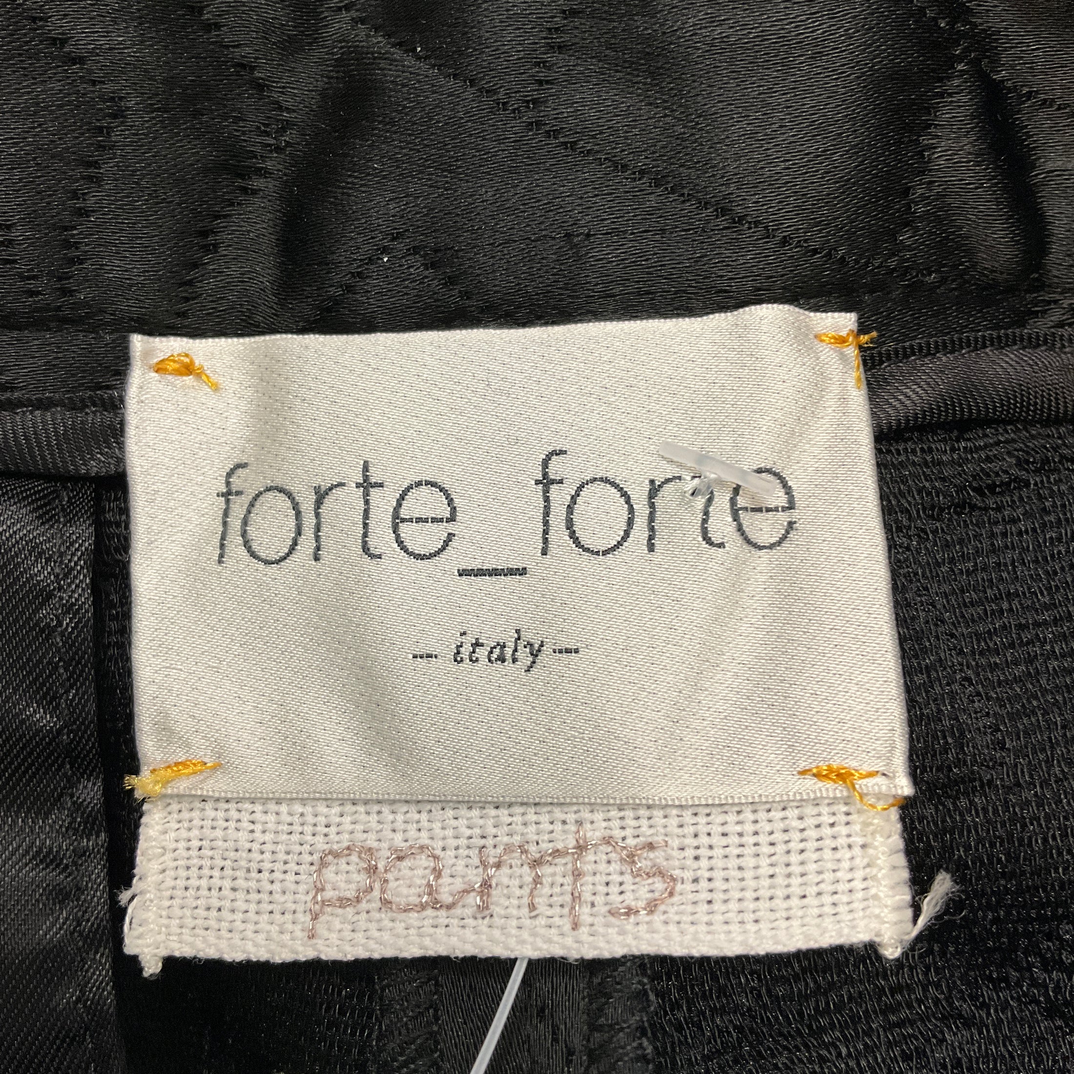 forte_forte Black Nero 2024 Matelasse Pants