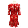 Load image into Gallery viewer, Temperley London Red / Nude Lace Dress
