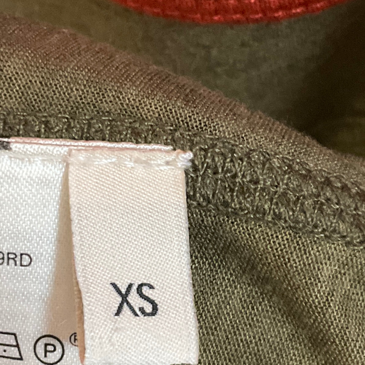 Phoebe Philo Olive Green / Orange / Ivory Tubular Block Knit Sweater