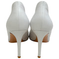 Load image into Gallery viewer, Gianvito Rossi White Leather Ellipsis 85 Pumps
