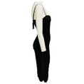 Load image into Gallery viewer, Elisabetta Franchi Black Drape Detailed Jersey Stretch Midi Dress
