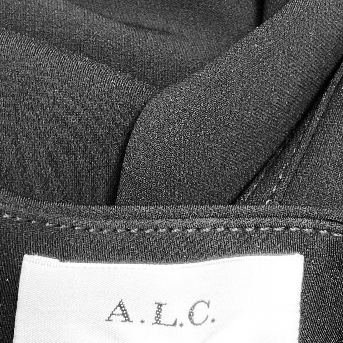 A.L.C. Black Lucie Cutout Detail Sleeveless Crepe Jumpsuit