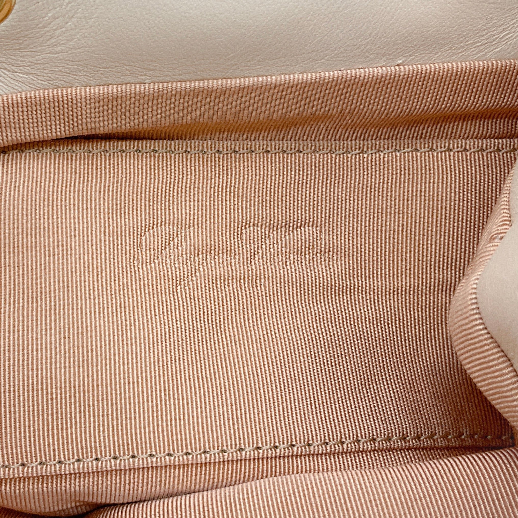 Roger Vivier Ivory Beaver Backpack with Crystal Embellishment